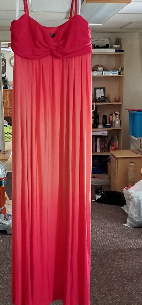 Sunset colored ombre dress